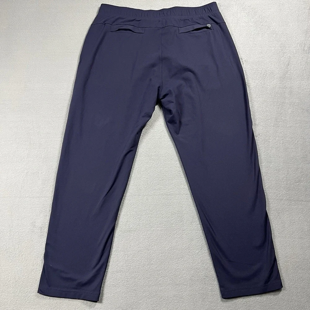 Public Rec Pants Mens 40x30 Blue Joggers All Day Everyday Zip Pockets Gym
